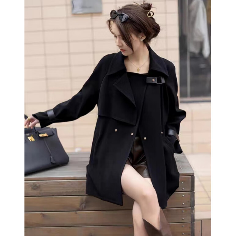 FOURDATRY����Ů��2025�¿�￨��ɫ����Ů�г���˫�ſ�Ӣ�׷�������׳� ��ɫ-�̿� L 263.08Ԫ