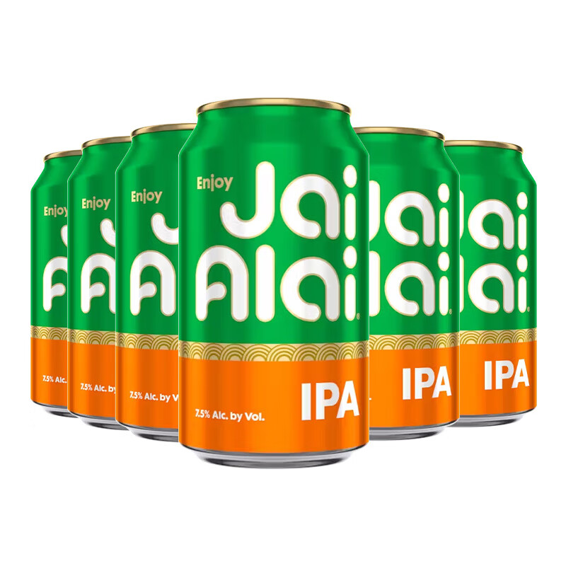 雪茄城美国原装进口精酿啤酒回力球/滑板公园/特种纸/佛罗里达人双倍IPA 雪茄城回力球IPA 355mL 6罐