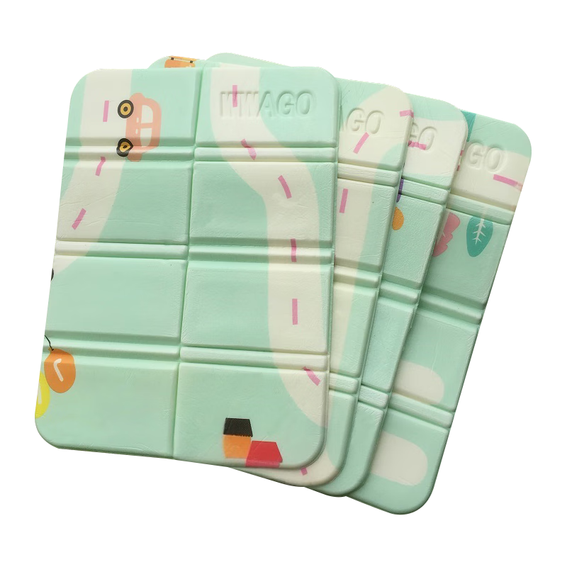 JAJALIN户外防潮垫便携小坐垫可折叠野餐垫登山垫野外防水泡沫印花地垫