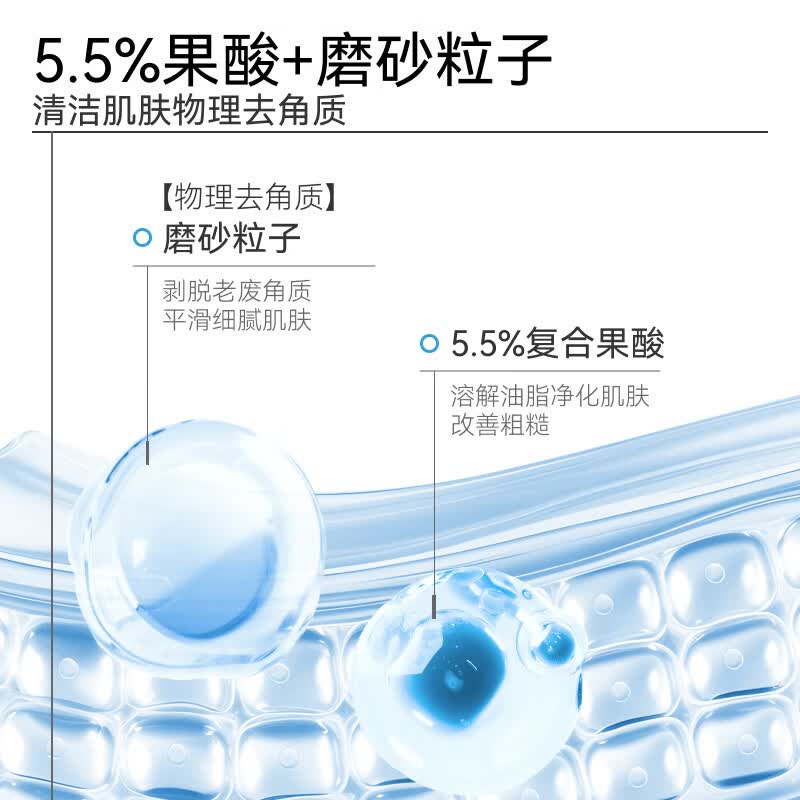 哈恩节日送男士AHA果酸沐浴露去角质清洁洗沐套装沐浴乳哈嗯德国商标 【两瓶划算装】果酸沐浴露*2