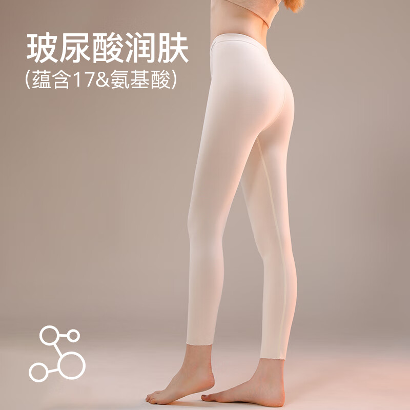 猫人女士德绒秋裤2025秋冬季新款加绒保暖发热抗寒无痕修身加厚内裤 香芋紫色 L 【推荐100-120斤】