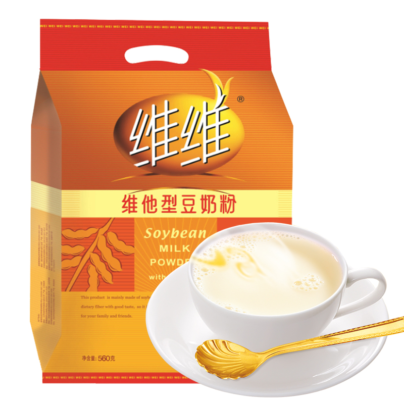 维维 豆奶粉 营养早餐 水果燕麦伴侣 冲饮代餐 非转基因大豆 豆奶粉560g