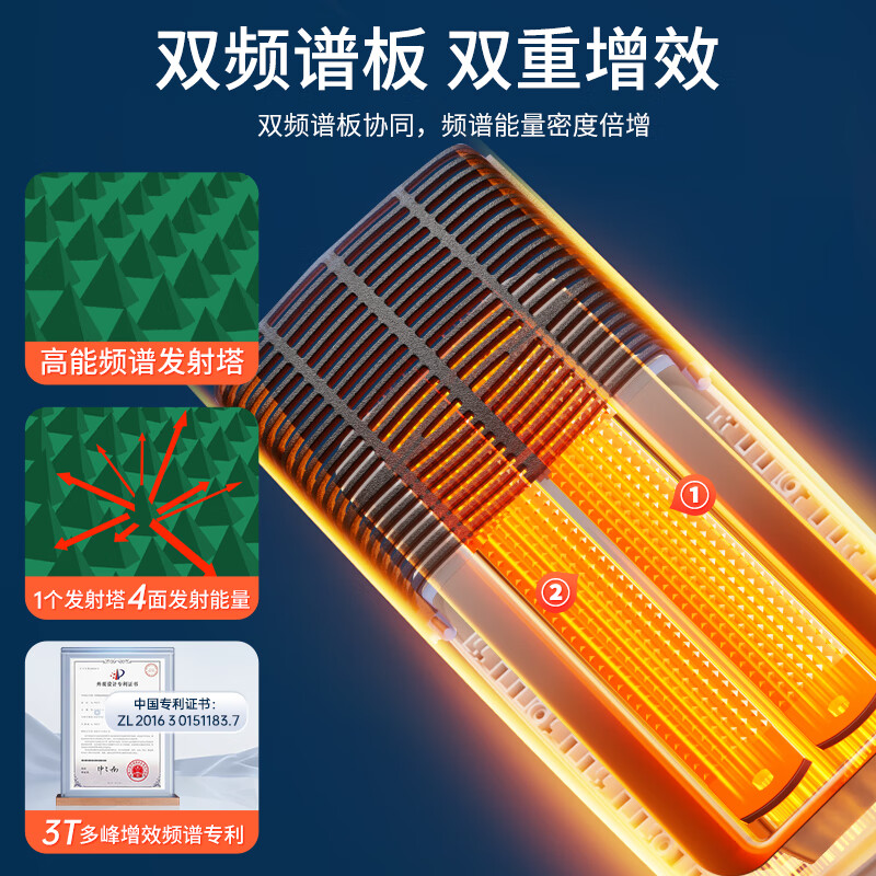 凌远频谱治疗仪器红外线理疗灯腰间盘烤电电磁波医用风湿关节老人礼物 立式医用频谱仪608C（终身维护+理疗礼包）