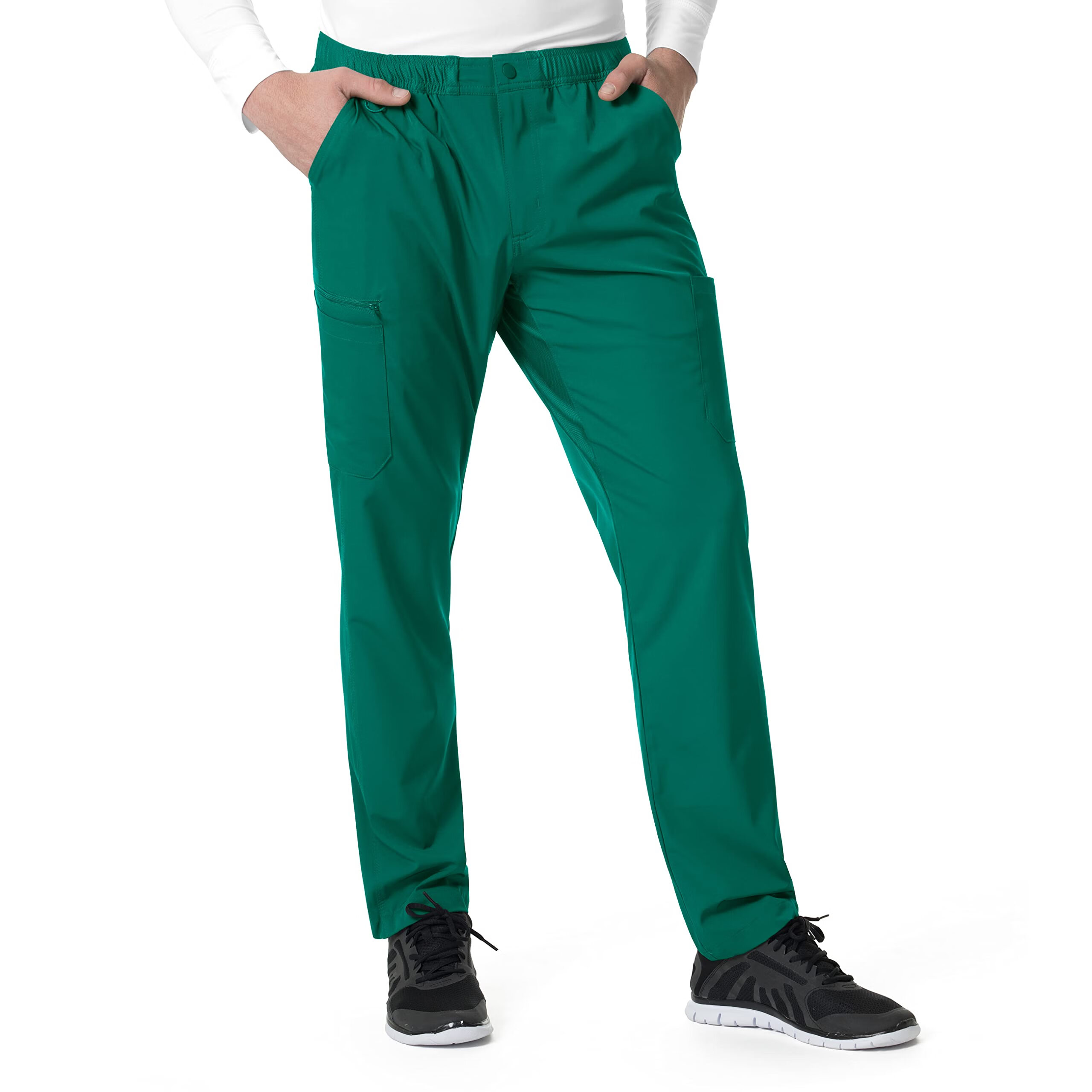 Carhartt卡哈特 Athletic Fit Cargo Scrub Pant  Hunter Green  MDT 暗*（Hunter） Medium Tall