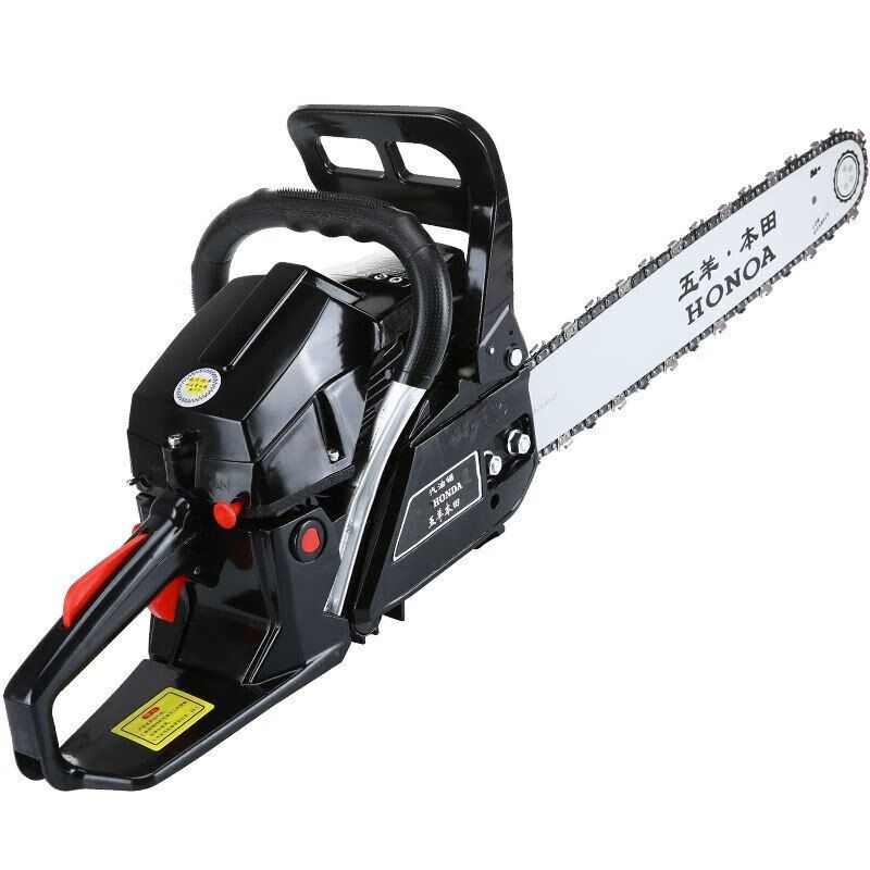 萬克士(ValueMax)油鋸大馬力四沖程純汽油油鋸伐木鋸家用省油純汽油樹機 二沖純黑款20寸 進口鏈條2根+