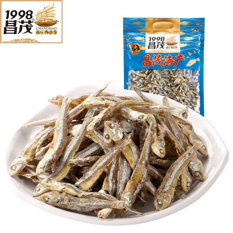 昌茂海南特產(chǎn)海產(chǎn)干貨小丁香魚(yú)食材350g海鮮水產(chǎn)咸魚(yú)干三亞 丁香魚(yú)干350g
