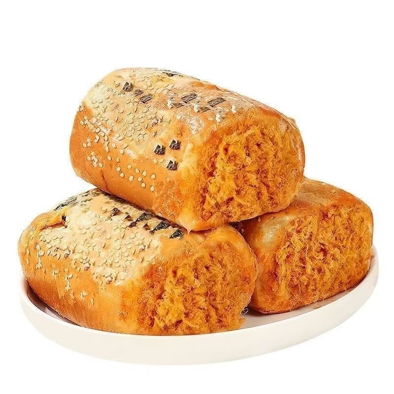 安贝旗香葱肉粉松卷面包松软爆浆奶酪夹心蛋皮香松网红即食点心学生早餐 葱香卷130g*5袋.