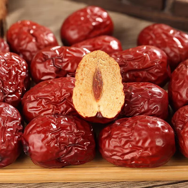 枣红栆杞新疆若羌灰枣红枣2025新货红枣原粒休闲零食干果泡水煮粥补气血  原生态特级灰枣2斤【新疆直发】