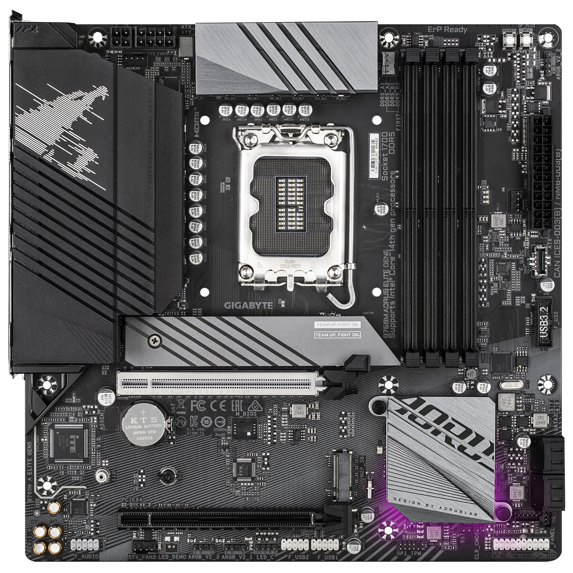 技嘉【免6期息】B760M AORUS主板 魔鹰/小雕/电竞雕支持intel 13490F/14600KF/14490F B760M AORUS ELITE G5 D5小雕 新14/13代主板 单品