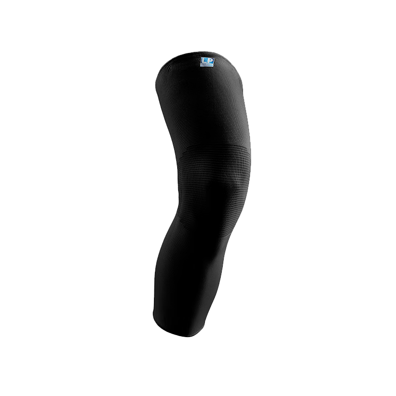 LP667R1護膝運動彈力騎行籃球護具加長全腿式護腿套 M