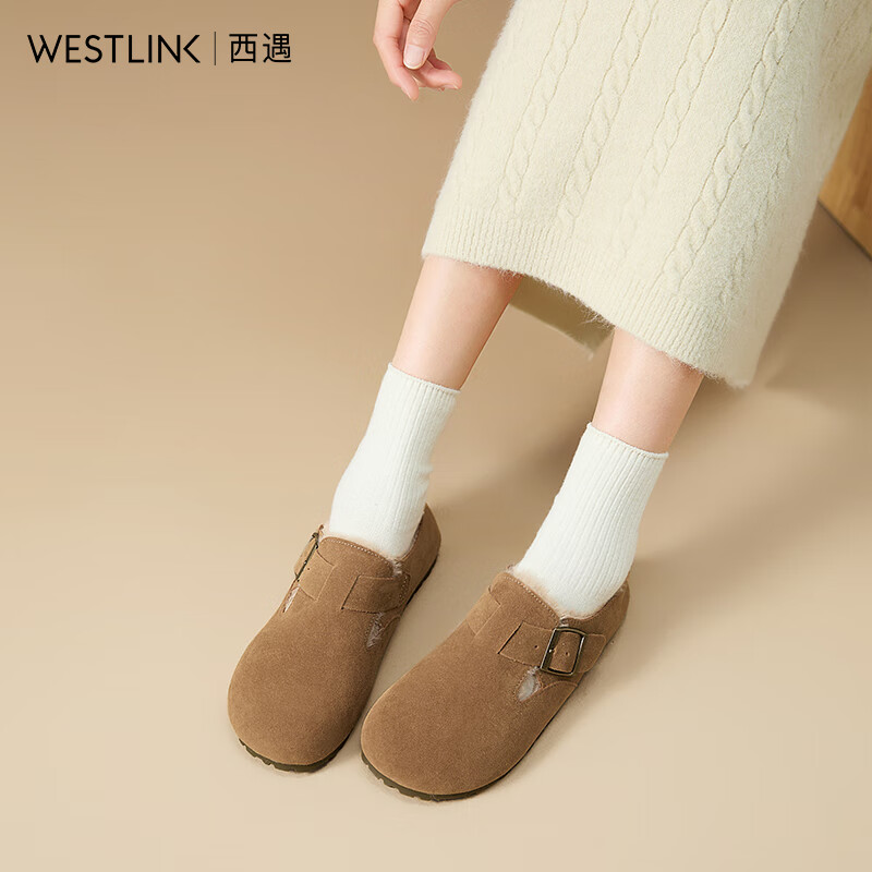 ����ȫ������ЬŮ����2025�����¿������⴩��Ь��ůһ�ŵ�ëëЬ ǳ��ɫ 38 (240) 74.92Ԫ