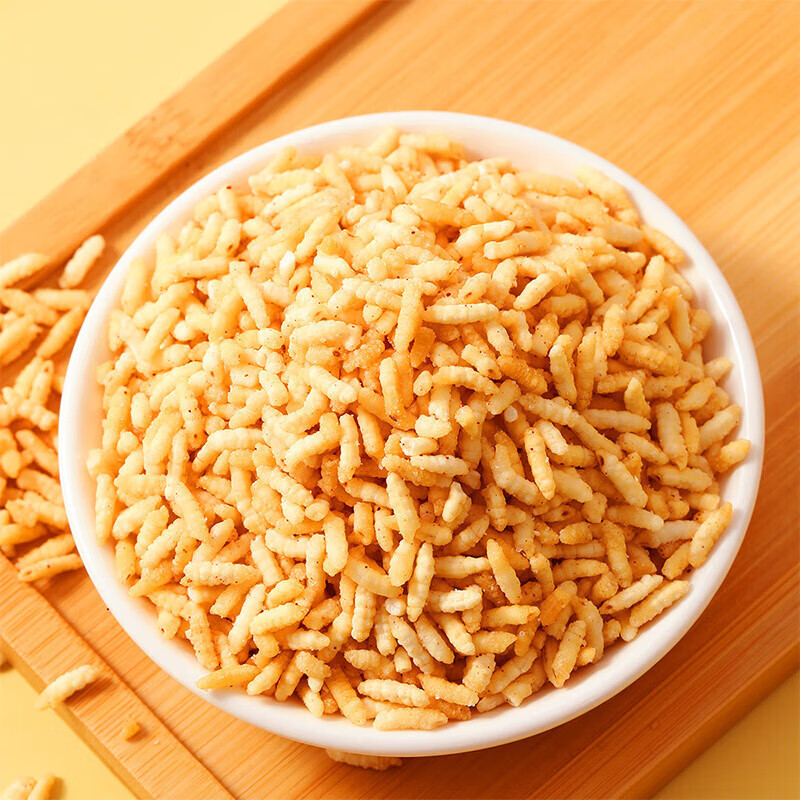 味滋源牛肉味炒米袋装香脆炒货地方特产 追剧解馋怀旧零食休闲零食 120g/袋 3袋装