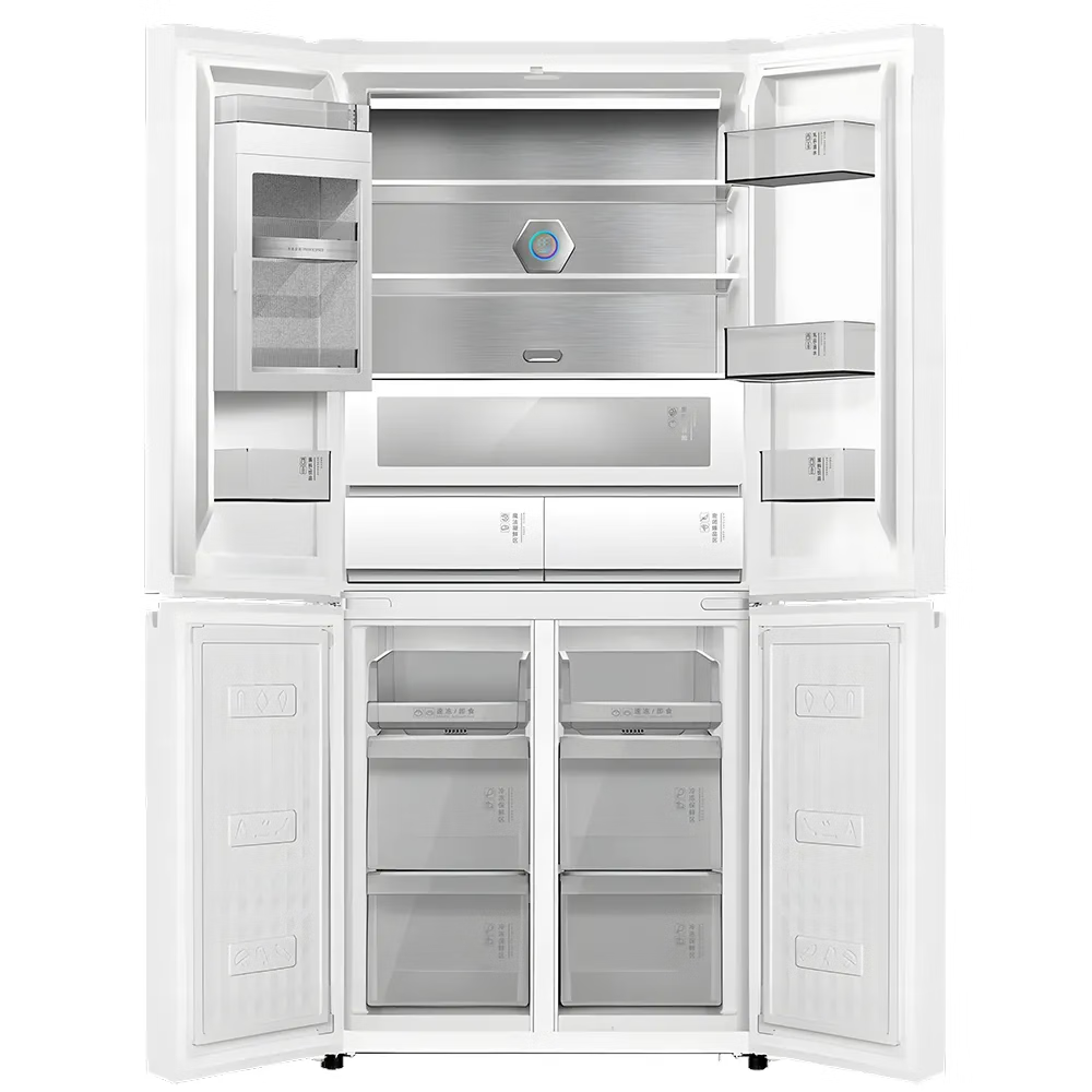 格力晶弘冰箱518升四开门十字对开-38℃急冻母婴保鲜家用除菌净味节能变频一级能效BCD-518WIPSG 爆款-肤感白