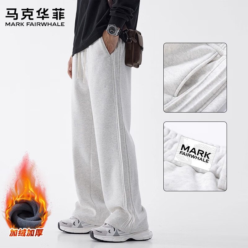 ���ڲ��������˻��ƣ�FAIRWHALE����ʽ���п���ʿ2025�ﶬ�����ƿ���ֱͲ���ȹ����˶�����������װ �׻�ɫ �����޼Ӻ� M ������90-115�