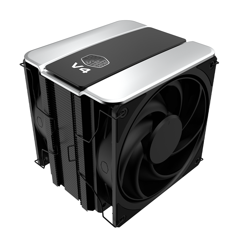 酷冷至尊(CoolerMaster)挑戰(zhàn)者/V4 CPU風(fēng)冷散熱器 3DHP技術(shù)2熱管/雙莫比烏斯風(fēng)扇/多平臺扣具/5年質(zhì)保