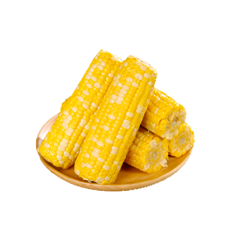 京鲜生甘肃水果玉米220g*8棒真空甜玉米棒低脂代餐免煮开袋即食源头直发