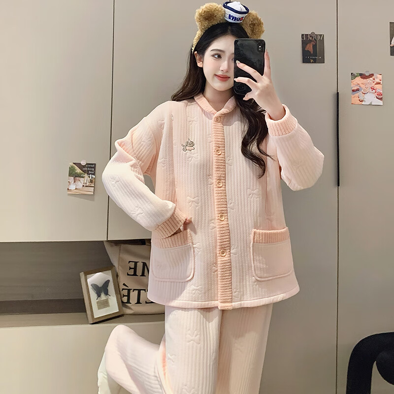 ��裨JOYNCLEON�����ӷ��ﶬ��������޼Ӻ��и�˯�²����������ι�̼Ҿӷ� ��ɫ L 115.9Ԫ