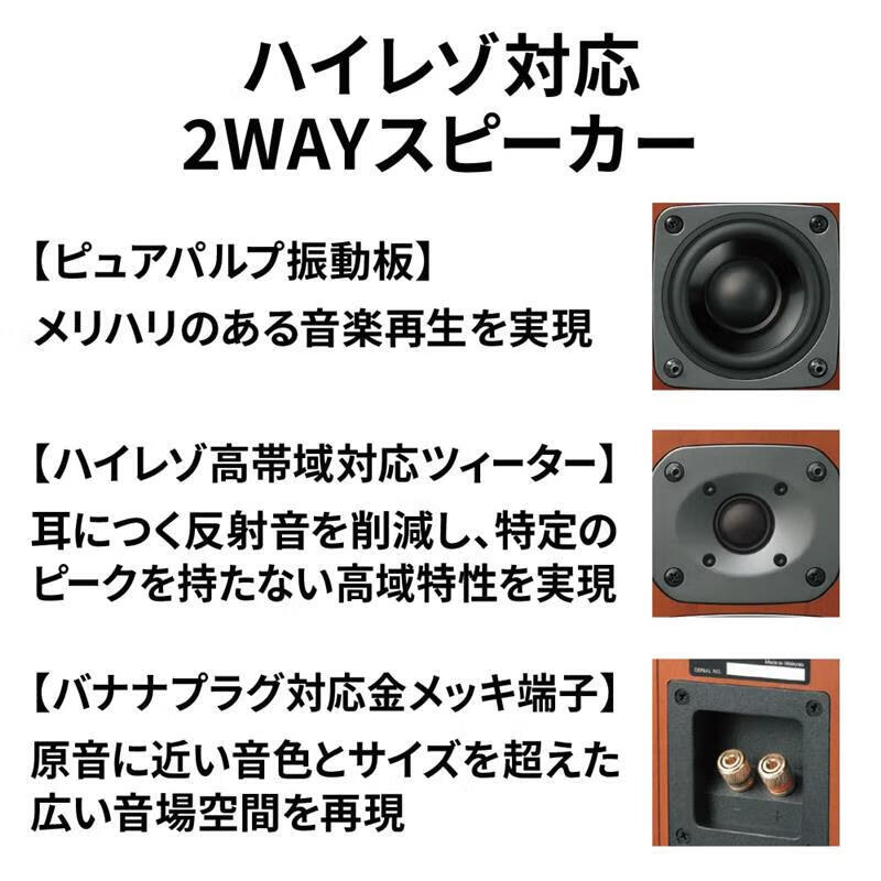 杰伟世（JVC）【日本直邮 日本发货】多功能组合音响 便携无线蓝牙小型CD播放器收音学习机 XK-330-N【金色】【需变压器】