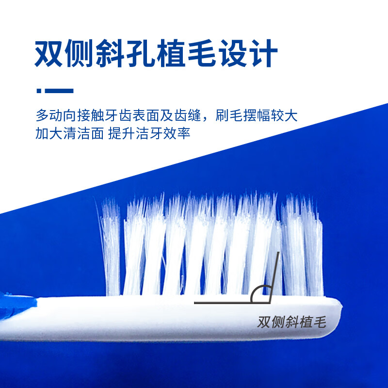 牙得安(YA-DR-AN)成人牙刷台湾密泡护龈纤柔宽头牙周护理清洁软毛家庭囤货5支装 牙得安成人牙刷 5支