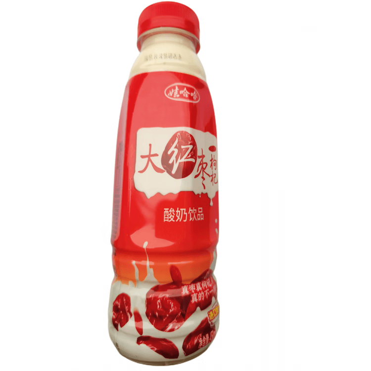 娃哈哈大红枣枸杞奶酸奶饮品 450ml早餐 大红枣枸杞酸奶450ml*5瓶