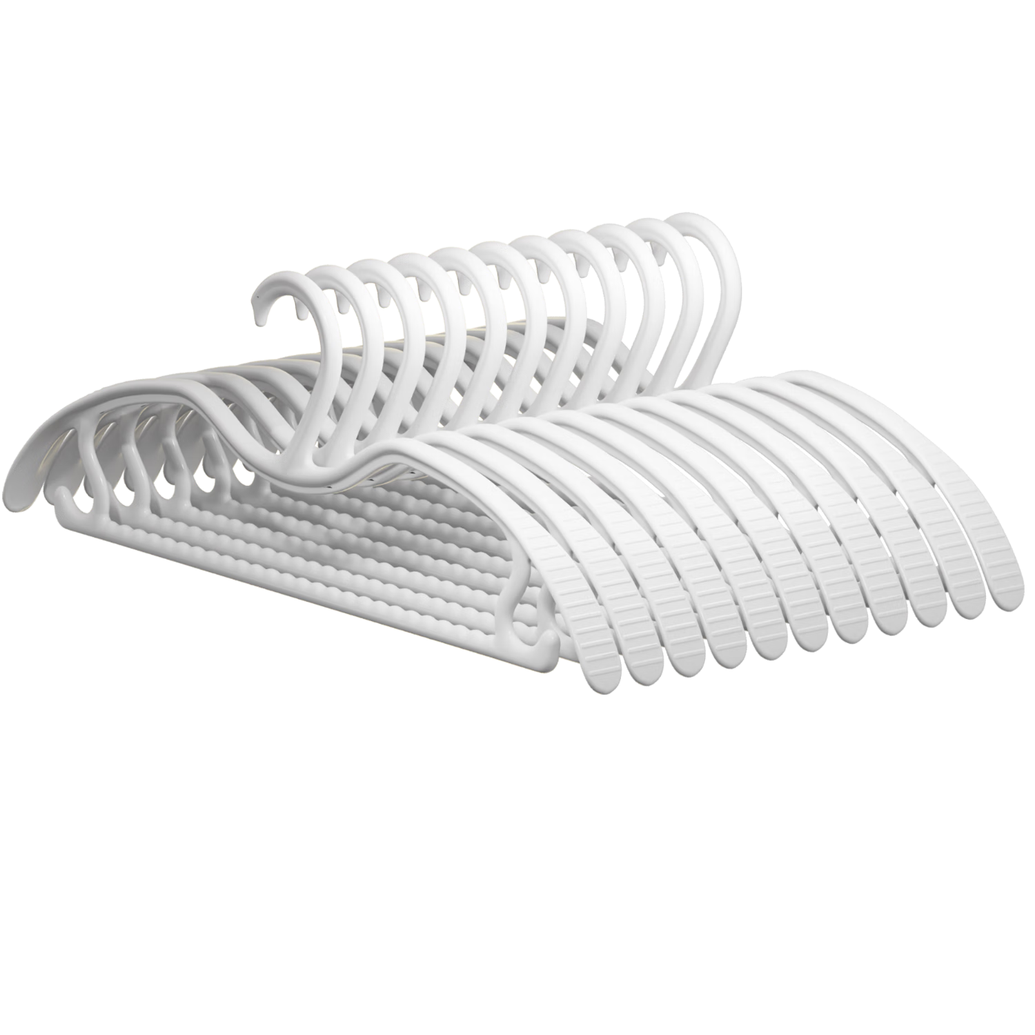 佳帮手衣架无痕防滑短颈仿肩角家用成人儿童晾衣架宿舍衣挂晒衣宽肩衣撑