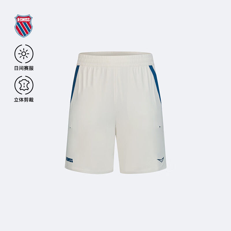 盖世威【卢布列夫同款】KSWISS盖世威运动裤男夏网球裤 121K04R-WWH1 M