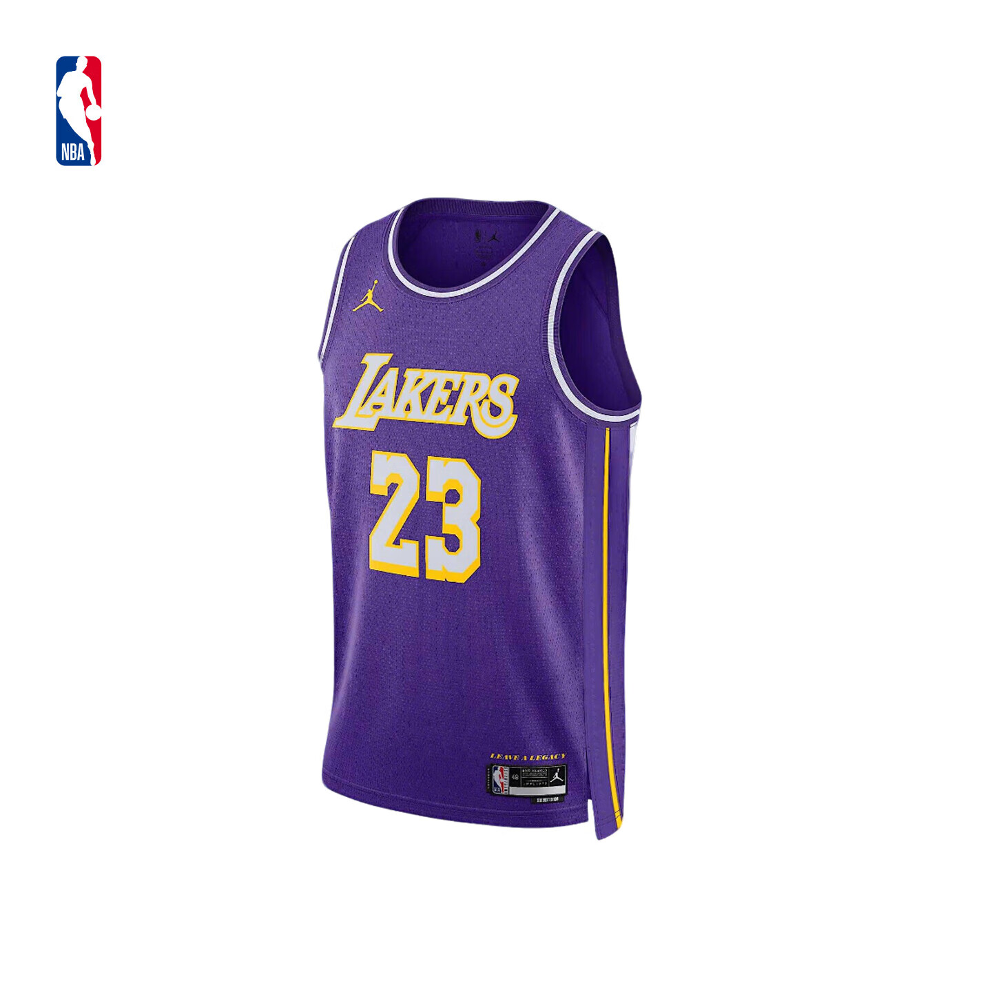 耐克（NIKE）【520送礼】NBA官方洛杉矶湖人勒布朗詹姆斯23号速干运动男子球衣 田野紫(勒布朗詹姆斯) M