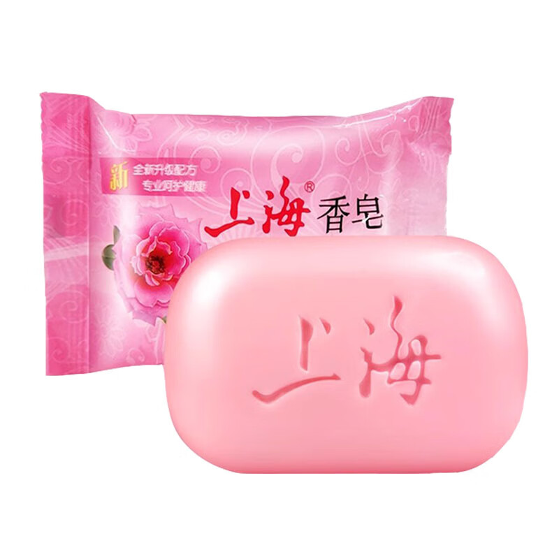 上海香皂85g枕包式花香男女洗澡润肤皂沐浴清洁皂洗手皂国货 上海香皂85gX1块 85g