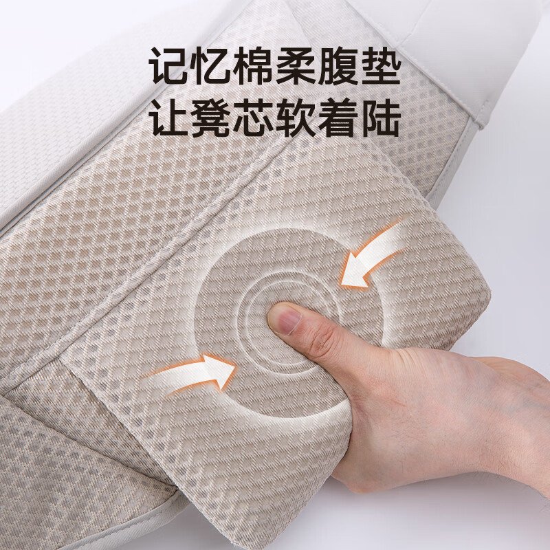 ELLE BABY婴儿腰凳背带轻便四季多功能宝宝抱娃神器前抱式外出冬 Fly Kint悬浮腰凳【飞织面料】-银月灰