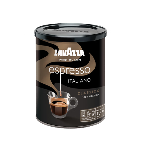 ��������LAVAZZA���������ԭװ���ڷۡ�������ʽ��ĥ���ȷ�Ũ��ƴ���̿���ѡ ��ʽŨ�����㿧�ȷ�250g����װ��-ǳ��-���㣬����