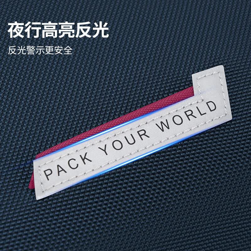 爱华仕剑桥系列书包学生上学减负背包双肩包 A款OCB5067黑色