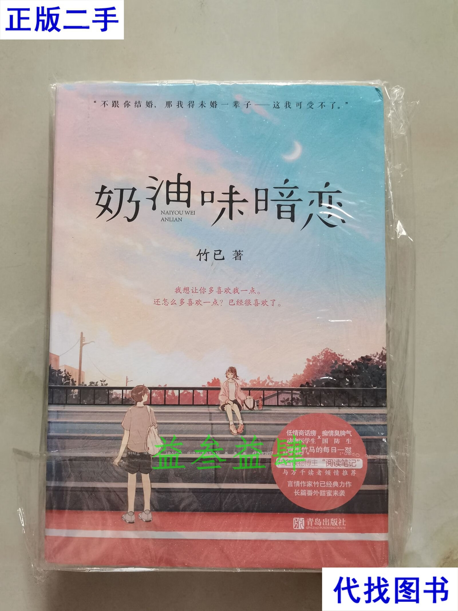 奶油味暗恋 竹已 青岛出版社二手书