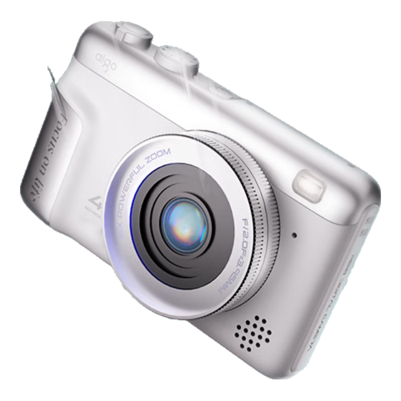 aigo������P618ǰ��˫������ѧ�����������������Ů������У԰����΢������Vlogƽ��ccd��128G��Ǿ�