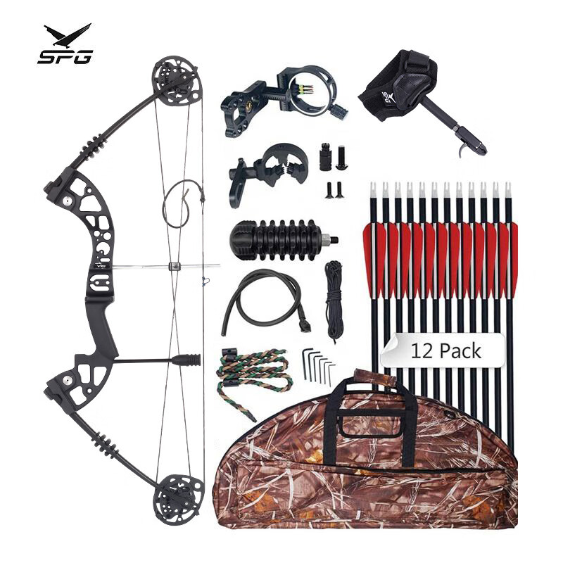 鷹隼（SPG）軍興戰(zhàn)艦X復(fù)合弓箭套裝新款貨源帶配件減震箭支弓包戶 復(fù)合弓套裝