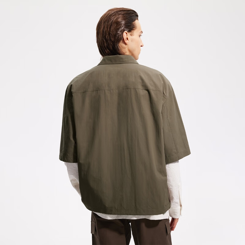 杰克·琼斯（JACK&JONES）春秋外套男士休闲夹克合集 225221020E08橄榄绿 L 180