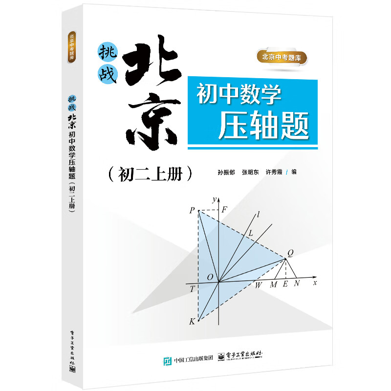 挑战北京初中数学压轴题（初二上册）孙振邺初二/八年级电子工业出版社新华书店正版