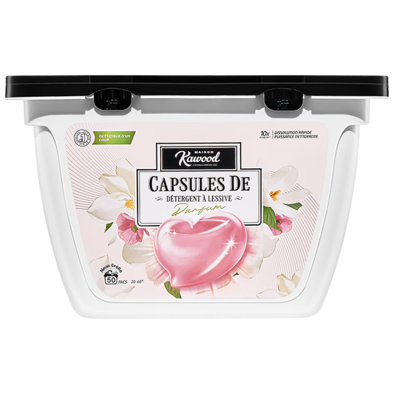 家务KAWOOD四季繁花洗衣凝珠50颗除菌除螨持久留香去渍浓缩洗衣液 春日玫瑰