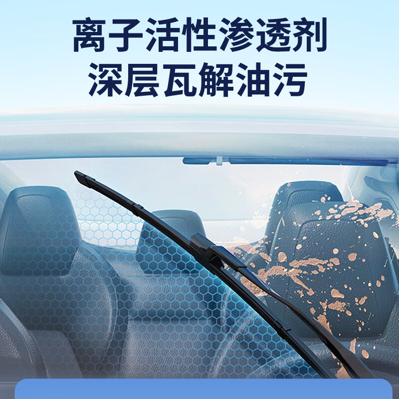 故里车汽车玻璃水冬季防冻零下40度-15-25强力去油膜车用雨刮水剂 -15度 4瓶【去油膜去污型】