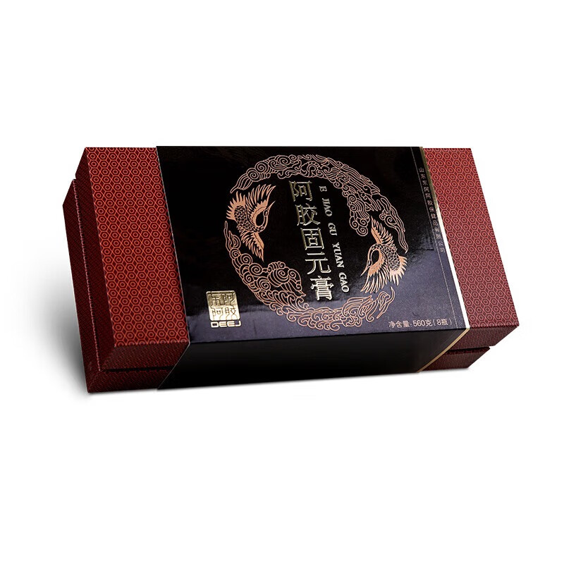 东阿阿胶 阿胶固元膏 营养品 礼盒装  送长辈礼物 年货 【即食营养品】阿胶固元膏70g*8瓶礼盒装