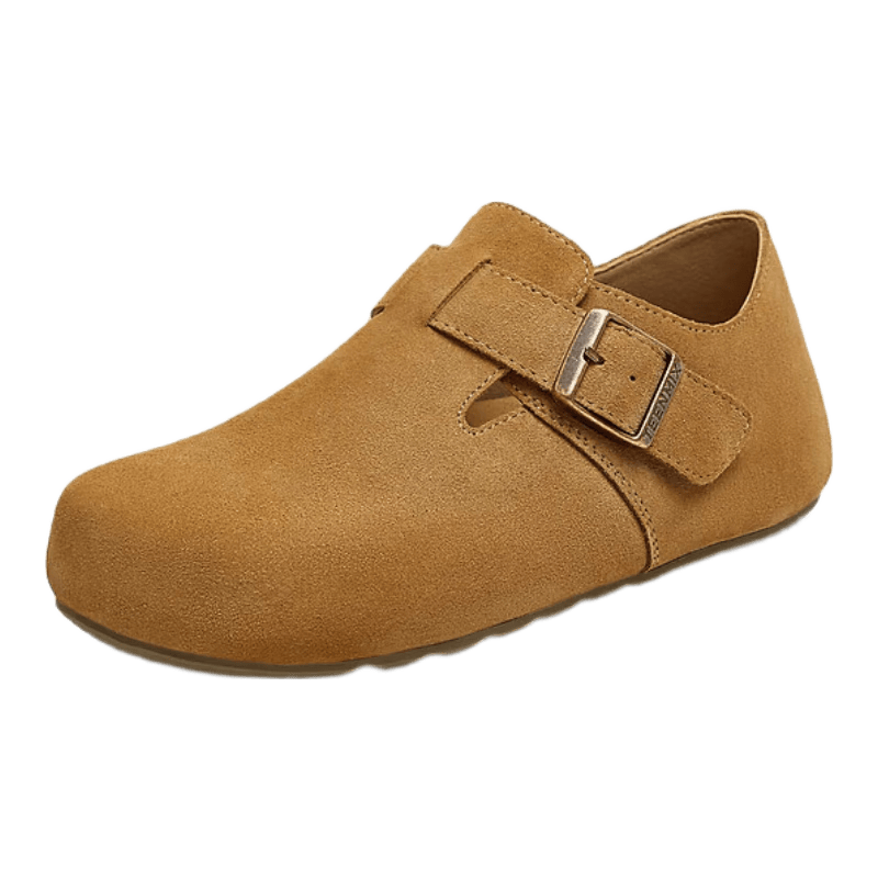 天美意勃肯鞋女拖鞋百搭女涼鞋時尚男女同款鞋子 滿幫棕色（女款） 39