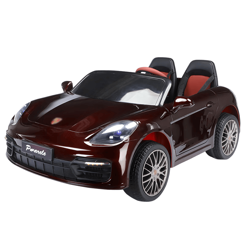 小童鞋【升級加長雙人座】兒童電動汽車可坐大人四輪遙控寶寶小孩玩具車 【烤漆】紅色 頂配四驅(qū)24V7A+雙電【動力強勁】