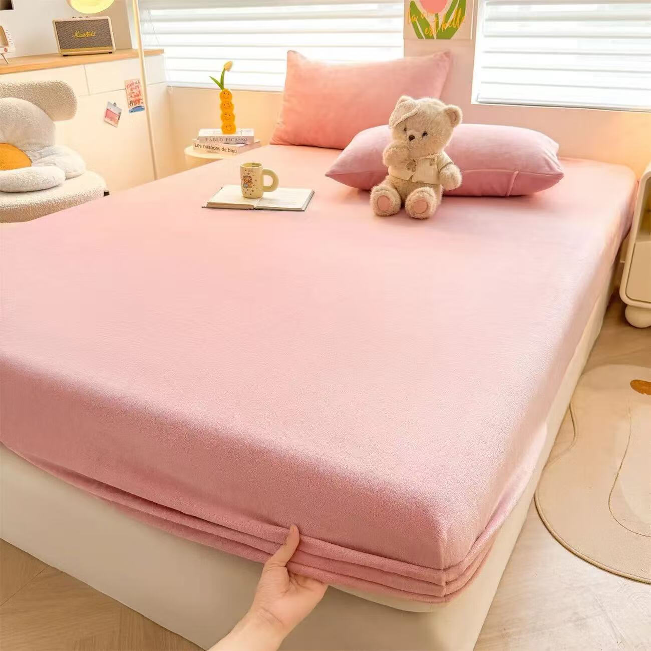 �Ӷ�ׯ԰������ɫţ���޴��ҵ���ɺ���޴��ֶ��촲������ȫ�����汣���� ��ɫϵ-ţ���޴���-��ɳ 90*200cm���ҵ��� 19.9Ԫ