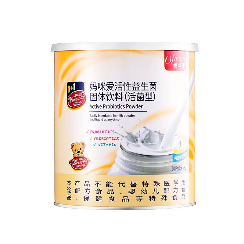 妈咪爱活性益生菌肠胃益生菌呵护肠道固体饮料30支 30支*1罐