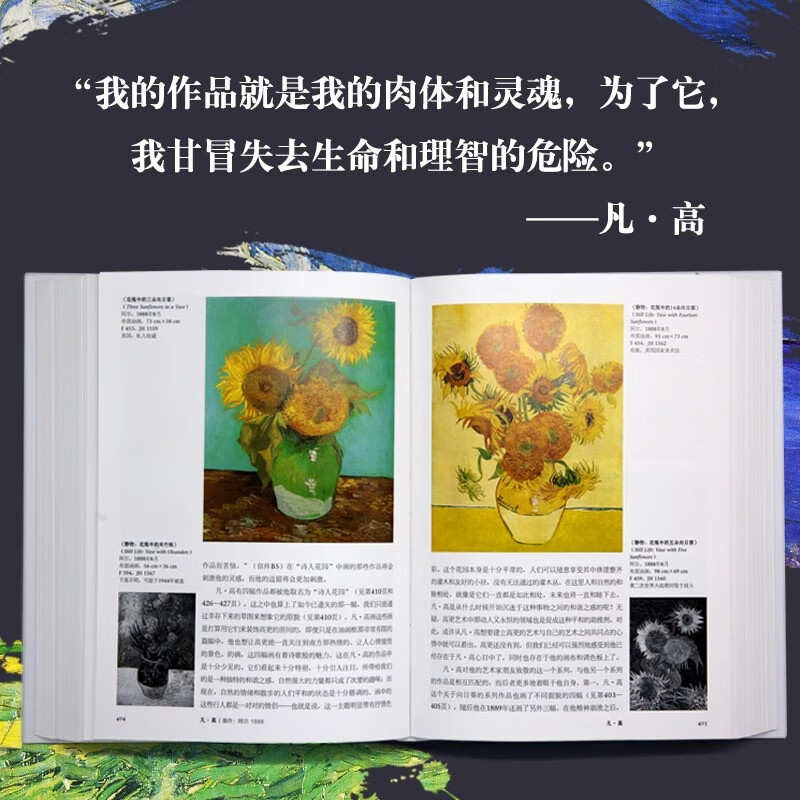 莫奈 +凡高 2本套装 Taschen授权引进中文版 梵高大师画册 艺术绘画 艺术珍藏书 莫奈+凡高【2本】