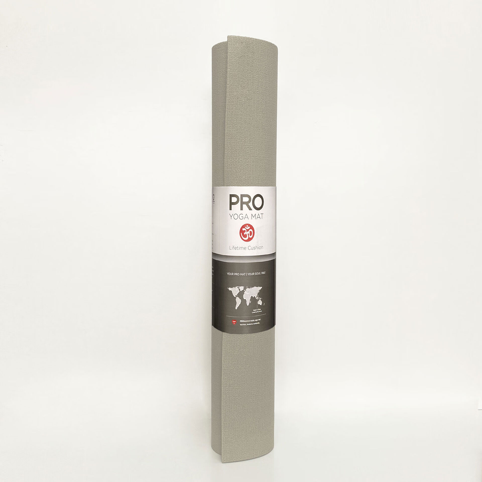 传奇黑垫青蛙瑜伽垫减震阿汤健身地垫定ogo 奶油白5mm 183x61cm