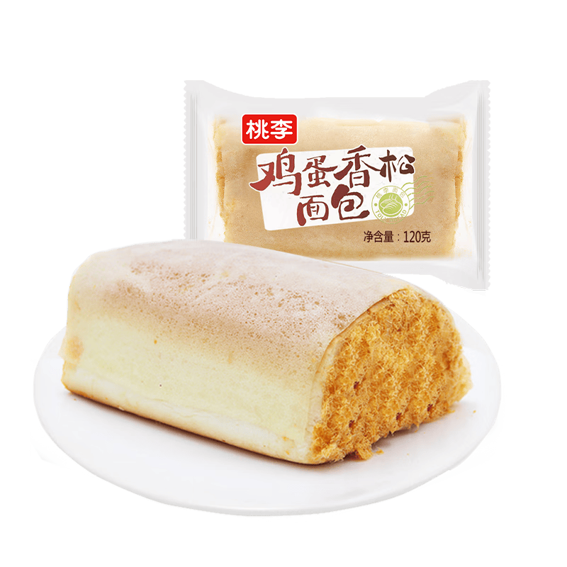 桃李鸡蛋香松120g*5袋面包营养早餐糕点心蛋糕零食源头直发包邮