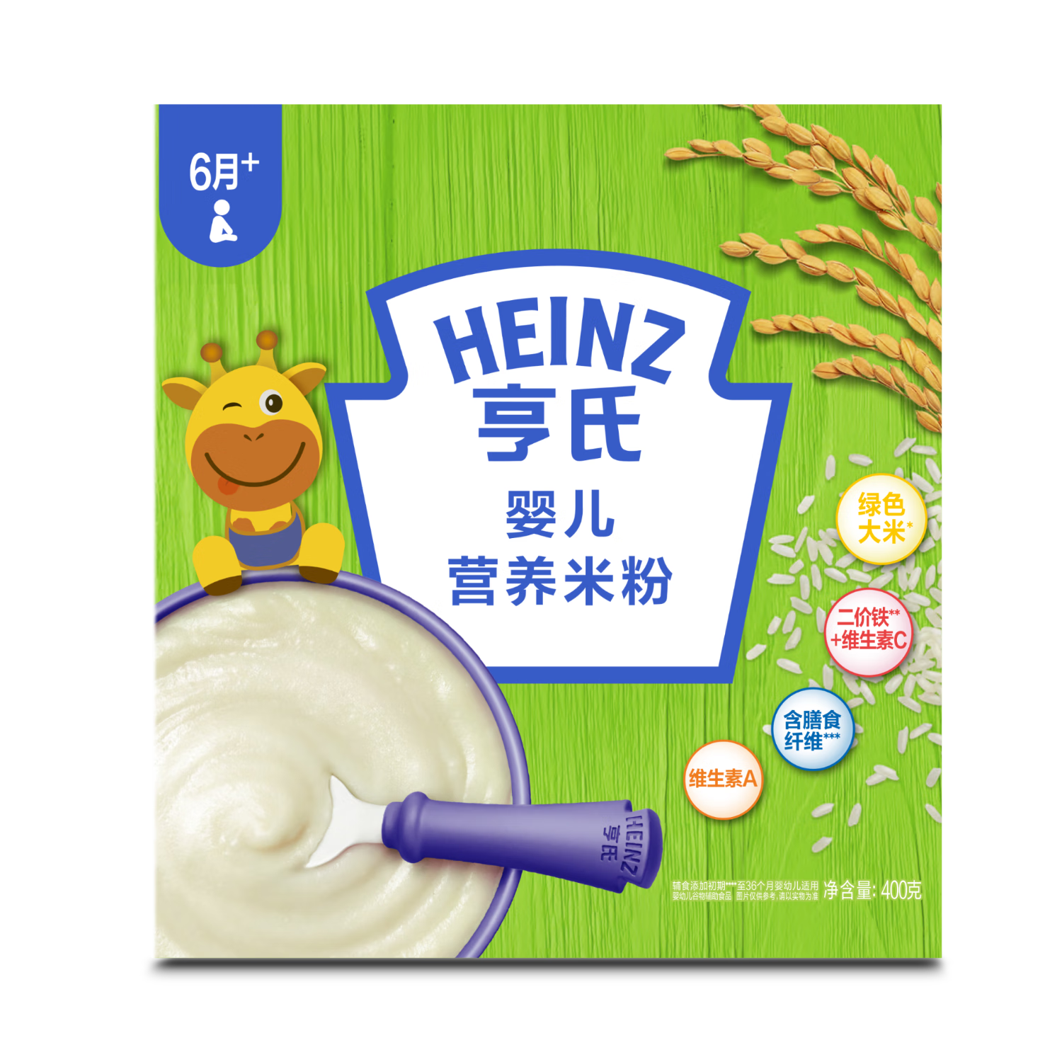���ϣ�Heinz��Ӥ�׶�400g������ʳ�����׷�άc����Ӫ���׺����6��+ 21.9Ԫ