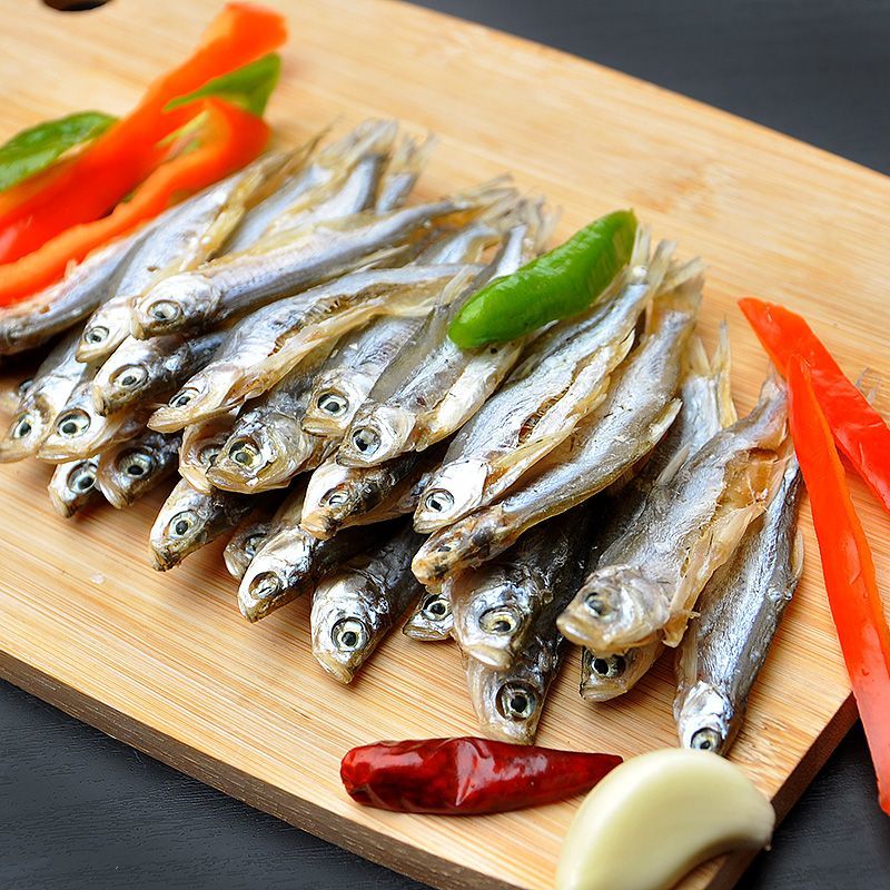 湖北特产小翘嘴鱼干阳干刁子鱼干咸鱼干货新鲜淡水白条鱼餐条河鱼 小翘嘴鱼干-实惠装500g