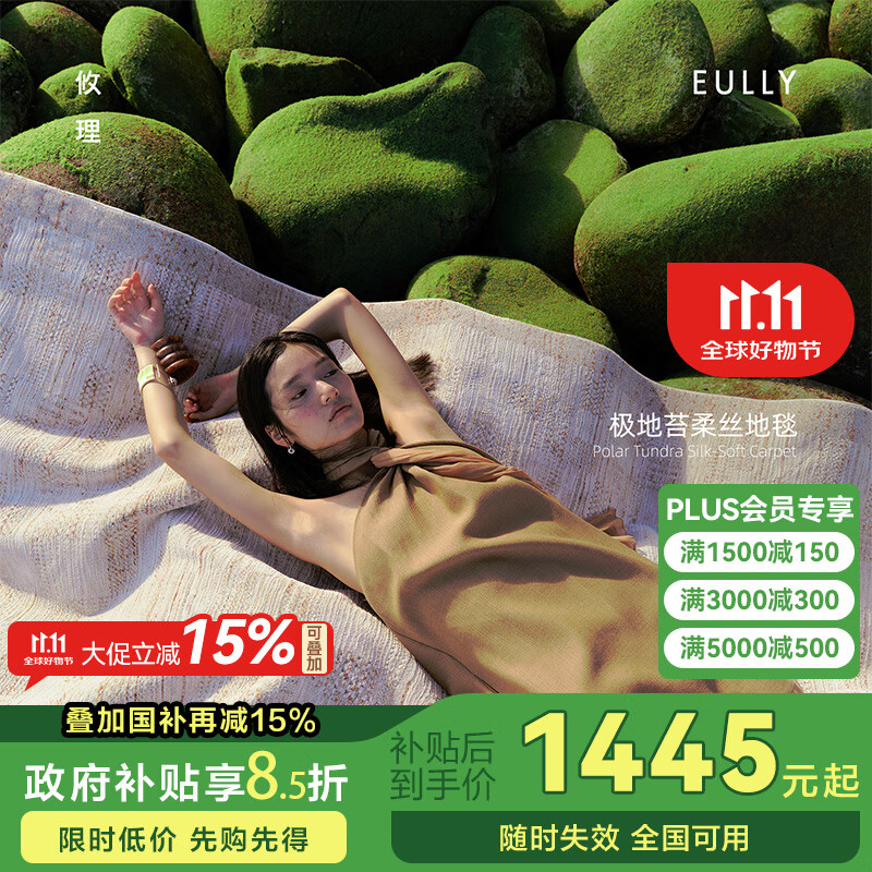 优立地毯苔原丨进口地毯客厅2025新款奶油风高级现代简约轻奢-160x230cm