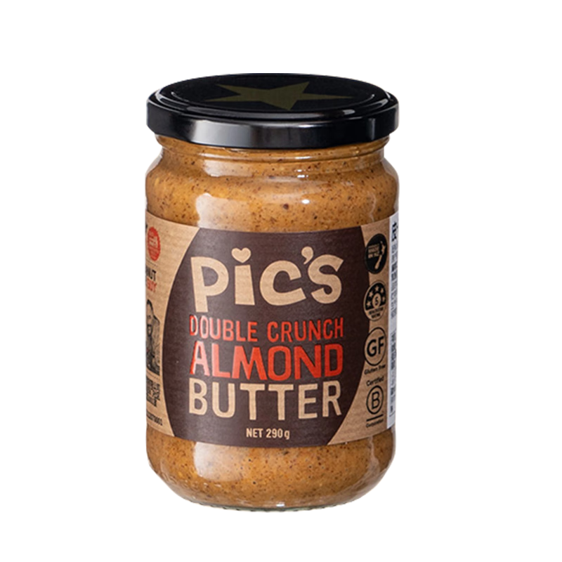 皮卡思pics花生醬290g新西蘭進(jìn)口扁桃仁巴旦木醬生酮無(wú)添加糖堅果醬